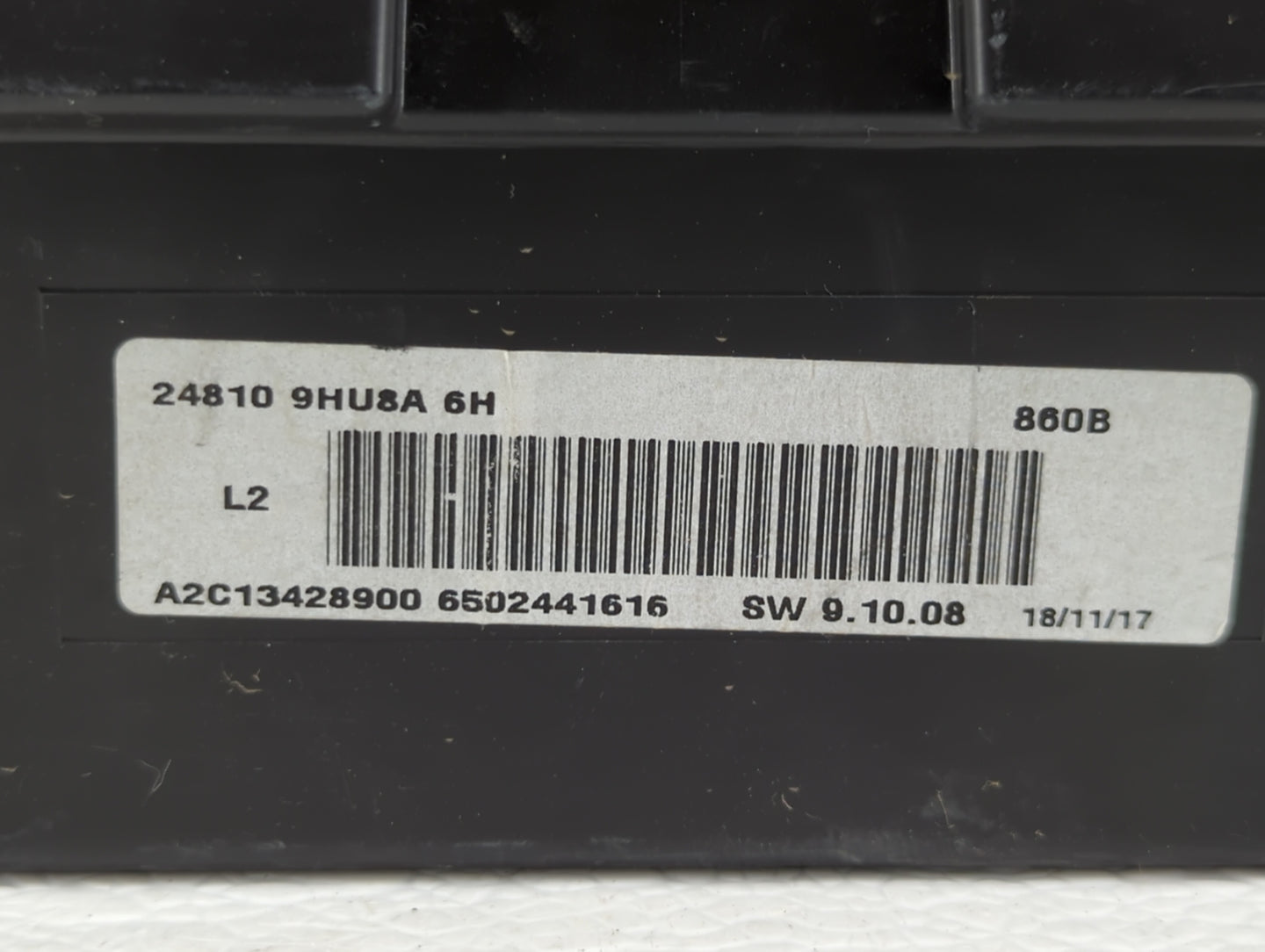 2018 Nissan Altima Instrument Cluster Speedometer Gauges P/N:24810 9HU8A 24810 9HU8A 6H Fits OEM Used Auto Parts - Oemusedau