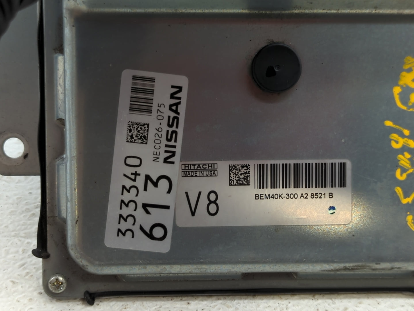 2018 Nissan Altima PCM Engine Control Computer ECU ECM PCU OEM P/N:BEM40K-300 A2 Fits OEM Used Auto Parts - Oemusedautoparts