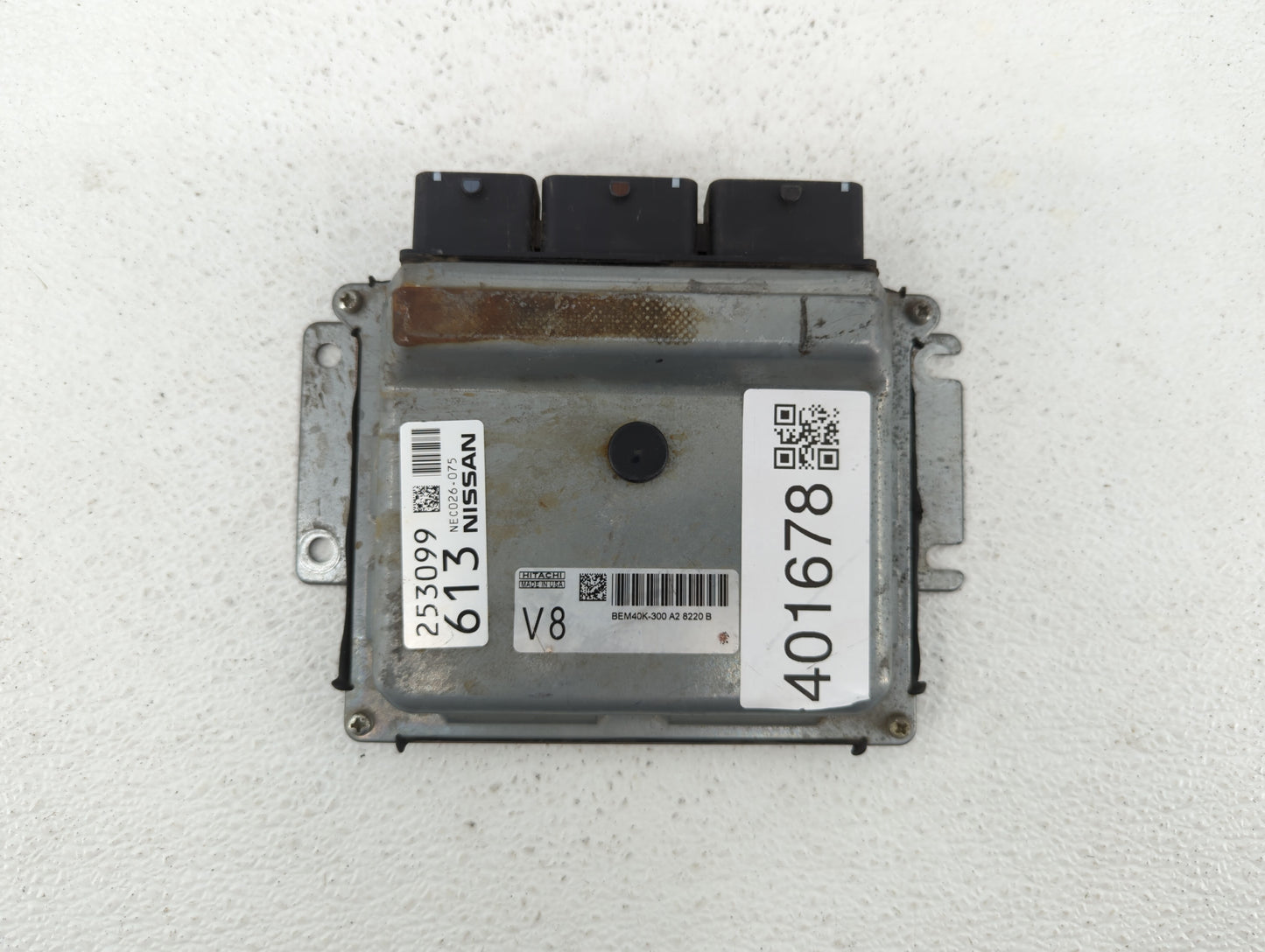 2018 Nissan Altima PCM Engine Control Computer ECU ECM PCU OEM P/N:BEM40K-300 A2 Fits OEM Used Auto Parts - Oemusedautoparts
