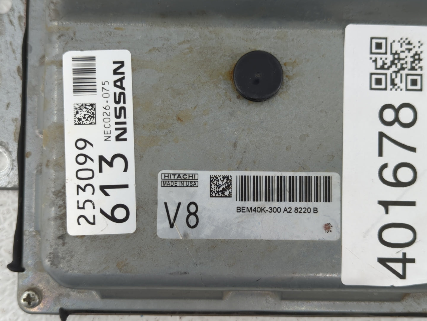 2018 Nissan Altima PCM Engine Control Computer ECU ECM PCU OEM P/N:BEM40K-300 A2 Fits OEM Used Auto Parts - Oemusedautoparts