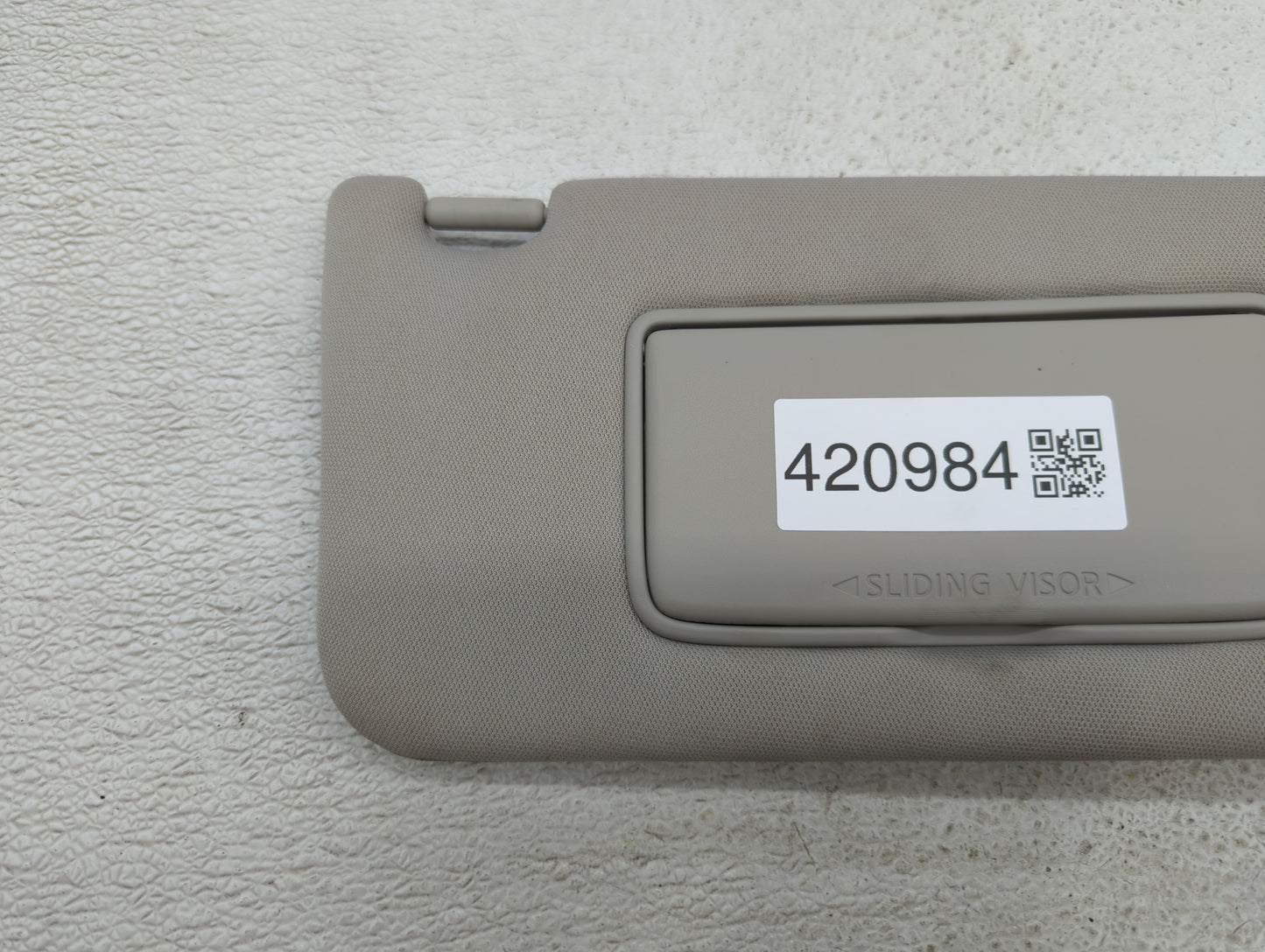 2013-2018 Nissan Altima Sun Visor Shade Replacement Passenger Right Mirror Fits Fits 2013 2014 2015 2016 2017 2018 OEM Used 