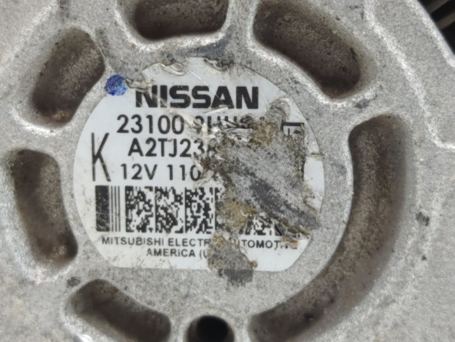 2018 Nissan Altima Alternator Replacement Generator Charging Assembly Engine OEM Fits OEM Used Auto Parts - Oemusedautoparts