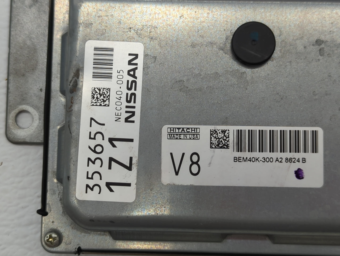 2018 Nissan Altima PCM Engine Control Computer ECU ECM PCU OEM P/N:BEM40K-300 A2 Fits OEM Used Auto Parts - Oemusedautoparts