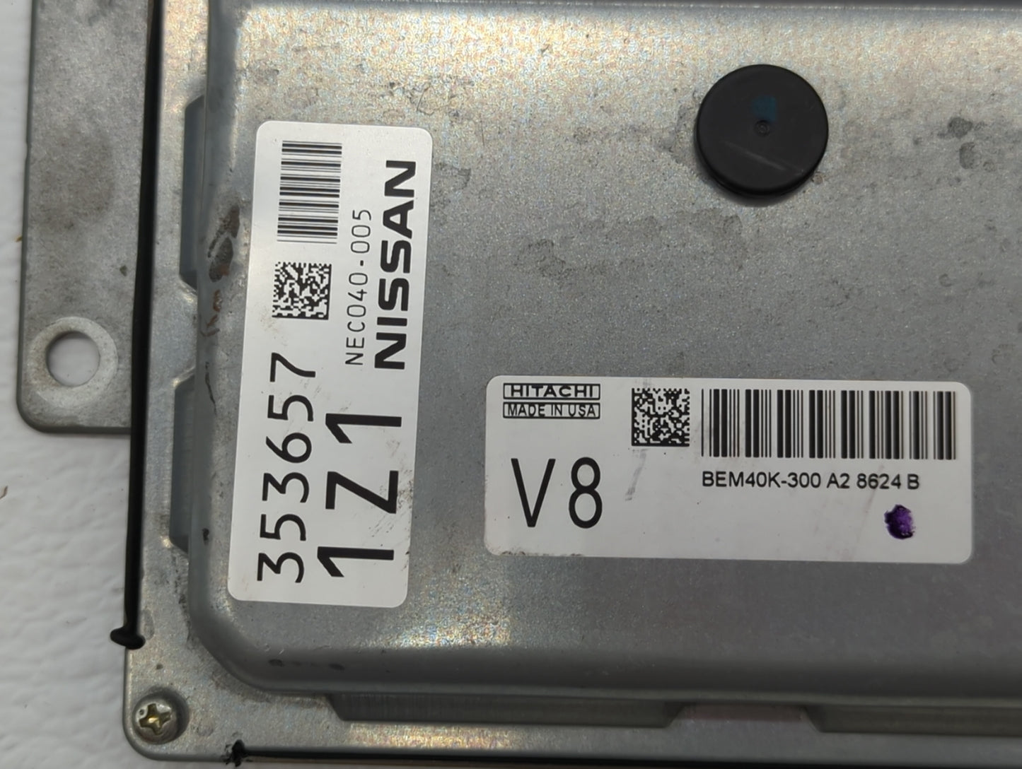 2018 Nissan Altima PCM Engine Control Computer ECU ECM PCU OEM P/N:BEM40K-300 A2 Fits OEM Used Auto Parts - Oemusedautoparts
