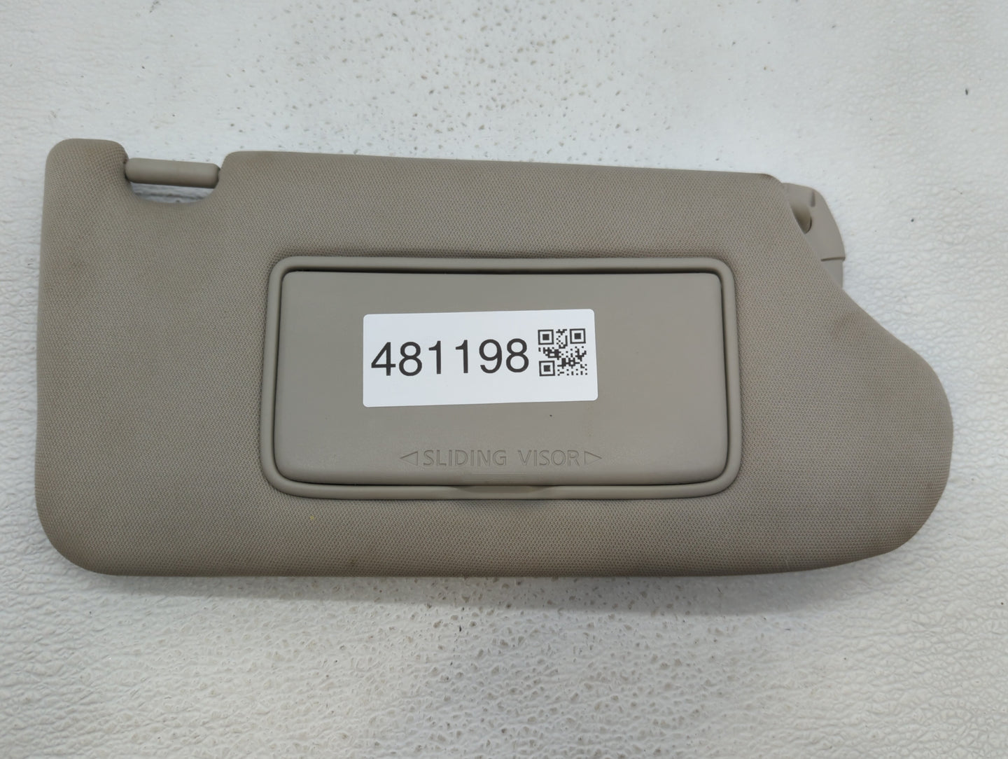 2013-2018 Nissan Altima Sun Visor Shade Replacement Passenger Right Mirror Fits Fits 2013 2014 2015 2016 2017 2018 OEM Used 