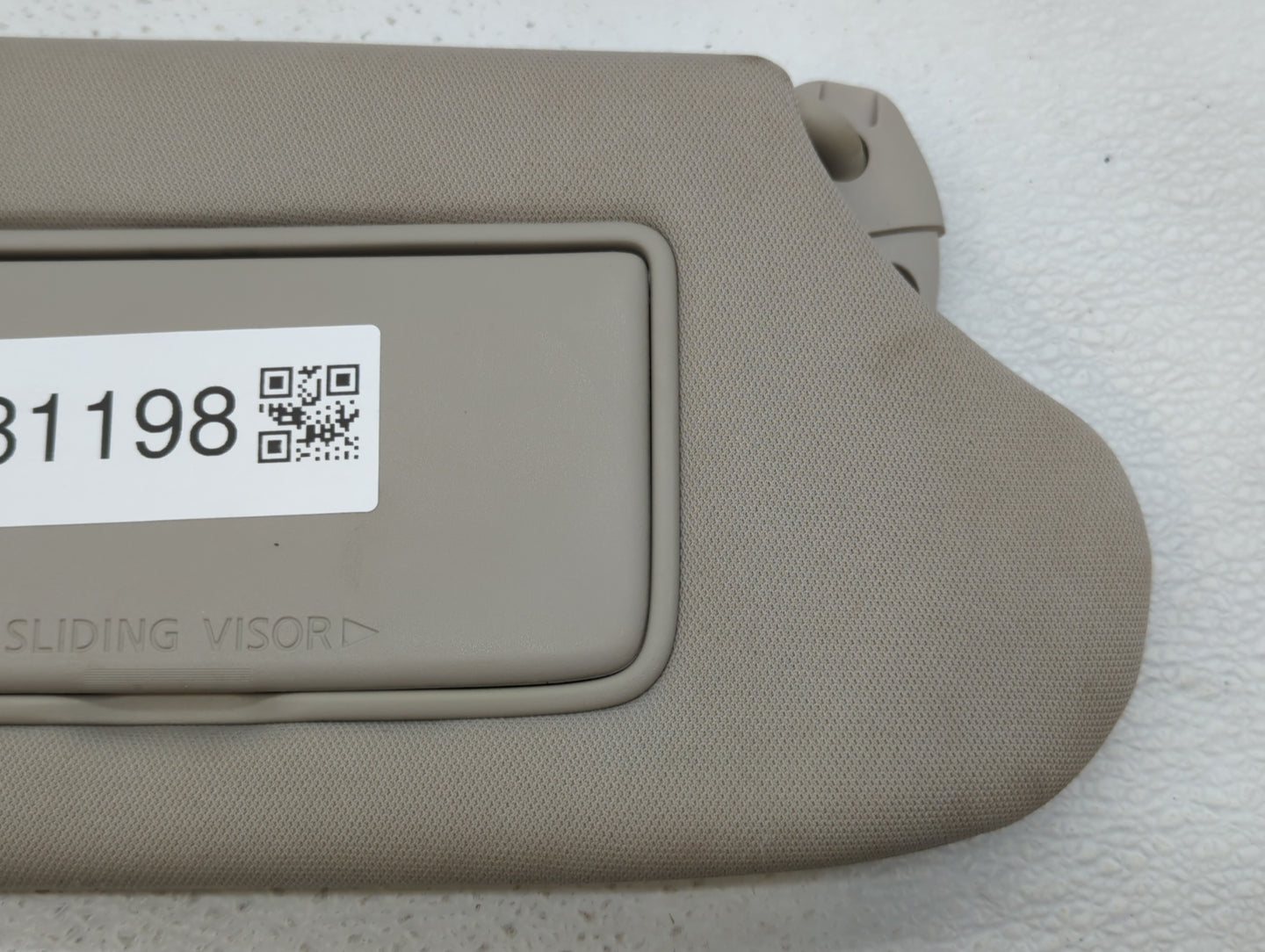 2013-2018 Nissan Altima Sun Visor Shade Replacement Passenger Right Mirror Fits Fits 2013 2014 2015 2016 2017 2018 OEM Used 