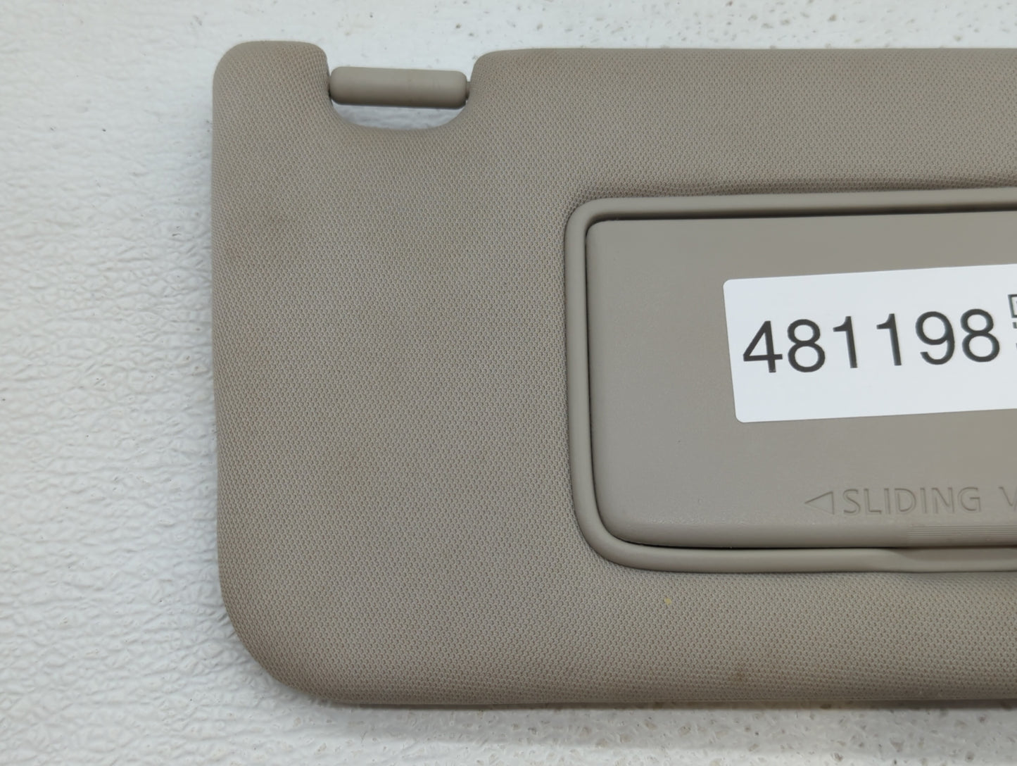 2013-2018 Nissan Altima Sun Visor Shade Replacement Passenger Right Mirror Fits Fits 2013 2014 2015 2016 2017 2018 OEM Used 