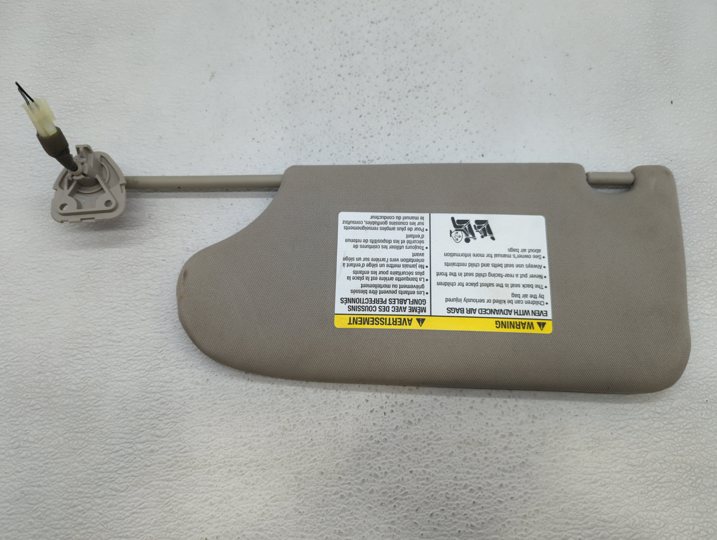 2013-2018 Nissan Altima Sun Visor Shade Replacement Passenger Right Mirror Fits Fits 2013 2014 2015 2016 2017 2018 OEM Used 