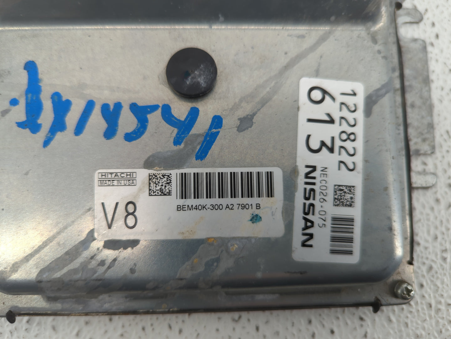 2018 Nissan Altima PCM Engine Control Computer ECU ECM PCU OEM P/N:BEM40K-300 A2 Fits OEM Used Auto Parts - Oemusedautoparts