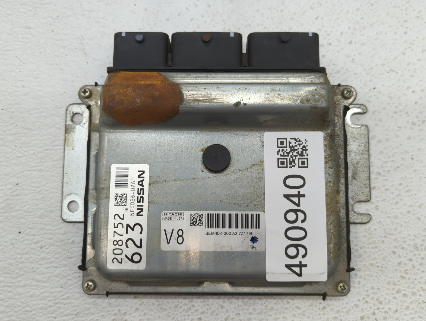 2018 Nissan Altima PCM Engine Control Computer ECU ECM PCU OEM P/N:BEM40K-300 A2 Fits OEM Used Auto Parts - Oemusedautoparts