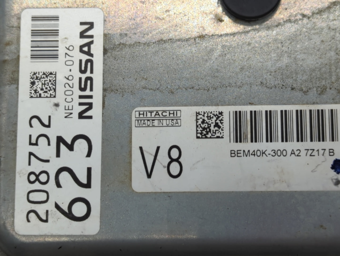 2018 Nissan Altima PCM Engine Control Computer ECU ECM PCU OEM P/N:BEM40K-300 A2 Fits OEM Used Auto Parts - Oemusedautoparts