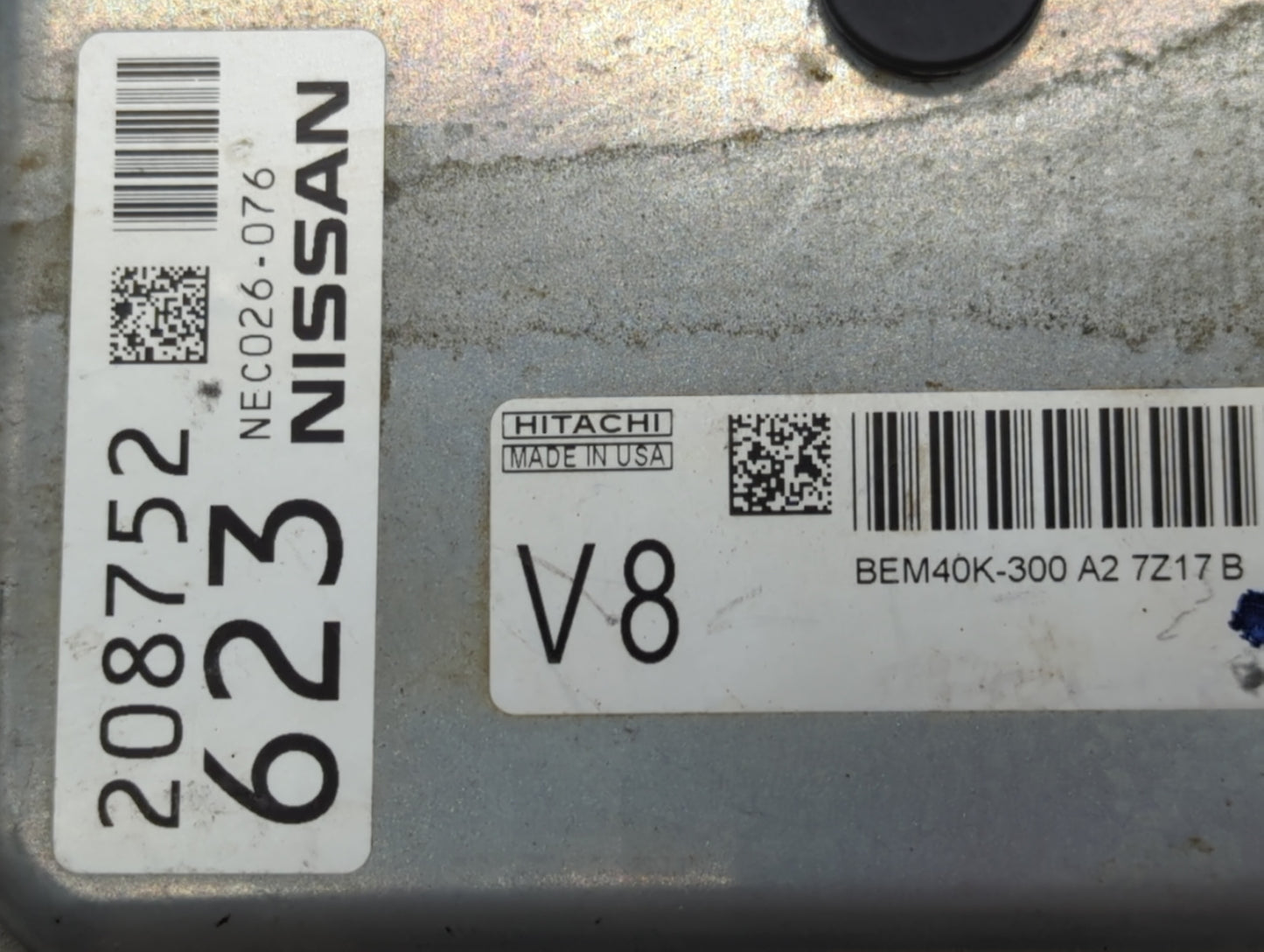 2018 Nissan Altima PCM Engine Control Computer ECU ECM PCU OEM P/N:BEM40K-300 A2 Fits OEM Used Auto Parts - Oemusedautoparts