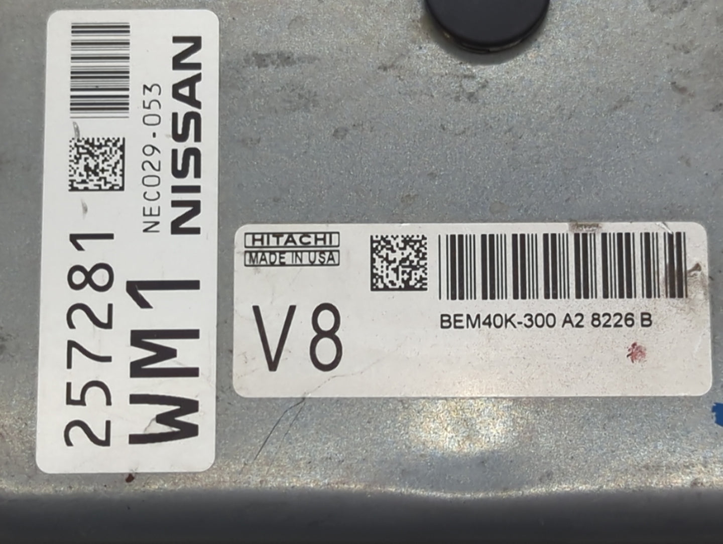 2018 Nissan Altima PCM Engine Control Computer ECU ECM PCU OEM P/N:BEM40K-300 A2 Fits OEM Used Auto Parts - Oemusedautoparts