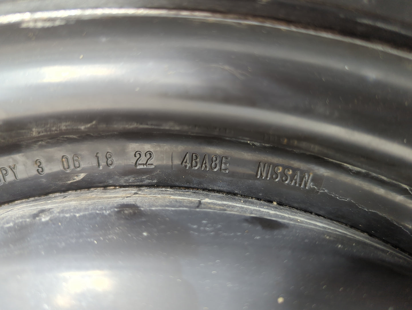 2002-2022 Nissan Altima Spare Donut Tire Wheel Rim Oem 5037228 - Oemusedautoparts1.com