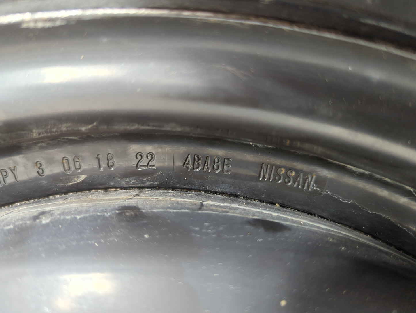 2002-2022 Nissan Altima Spare Donut Tire Wheel Rim Oem 5037228 - Oemusedautoparts1.com
