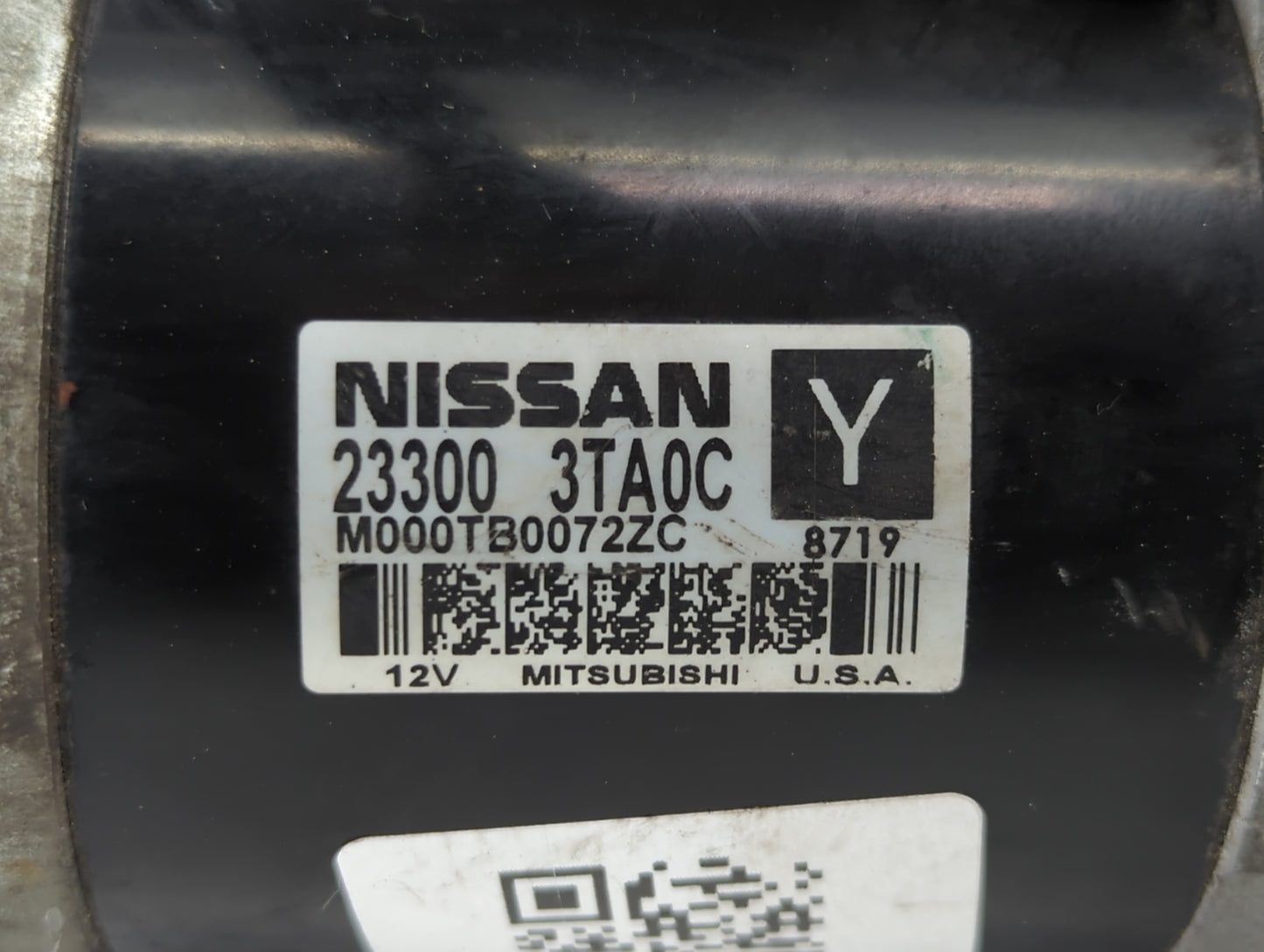 2013-2018 Nissan Altima Car Starter Motor Solenoid OEM P/N:23300 3TA0C Fits Fits 2013 2014 2015 2016 2017 2018 OEM Used Auto