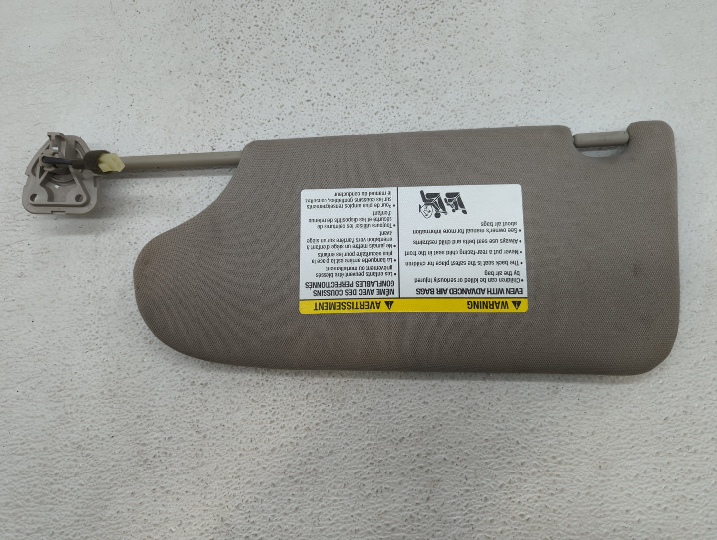 2013-2018 Nissan Altima Sun Visor Shade Replacement Passenger Right Mirror Fits Fits 2013 2014 2015 2016 2017 2018 OEM Used 