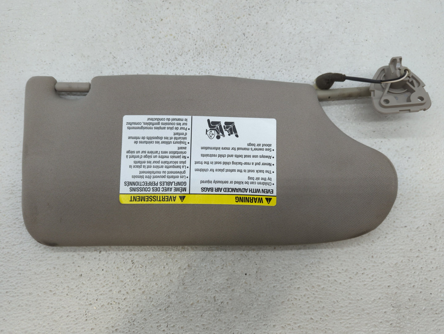 2013-2018 Nissan Altima Sun Visor Shade Replacement Driver Left Mirror Fits Fits 2013 2014 2015 2016 2017 2018 OEM Used Auto
