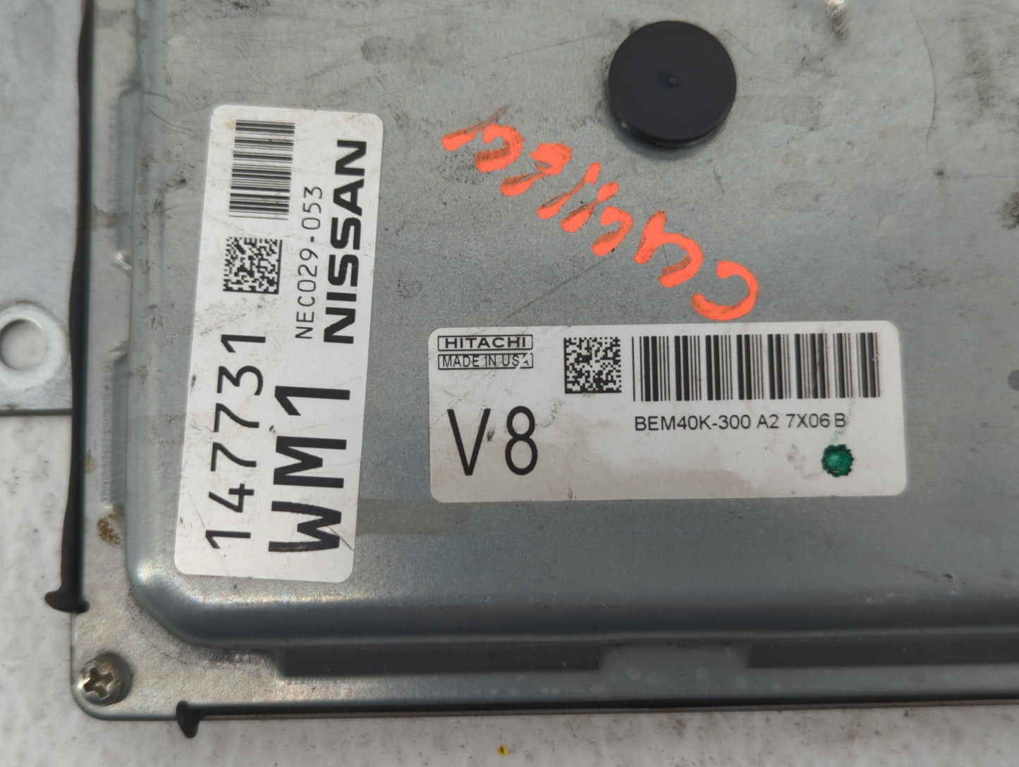 2018 Nissan Altima PCM Engine Control Computer ECU ECM PCU OEM P/N:NEC029-053 NEC026-076, NEC0040-006, BEM40K-300 A2 Fits OE