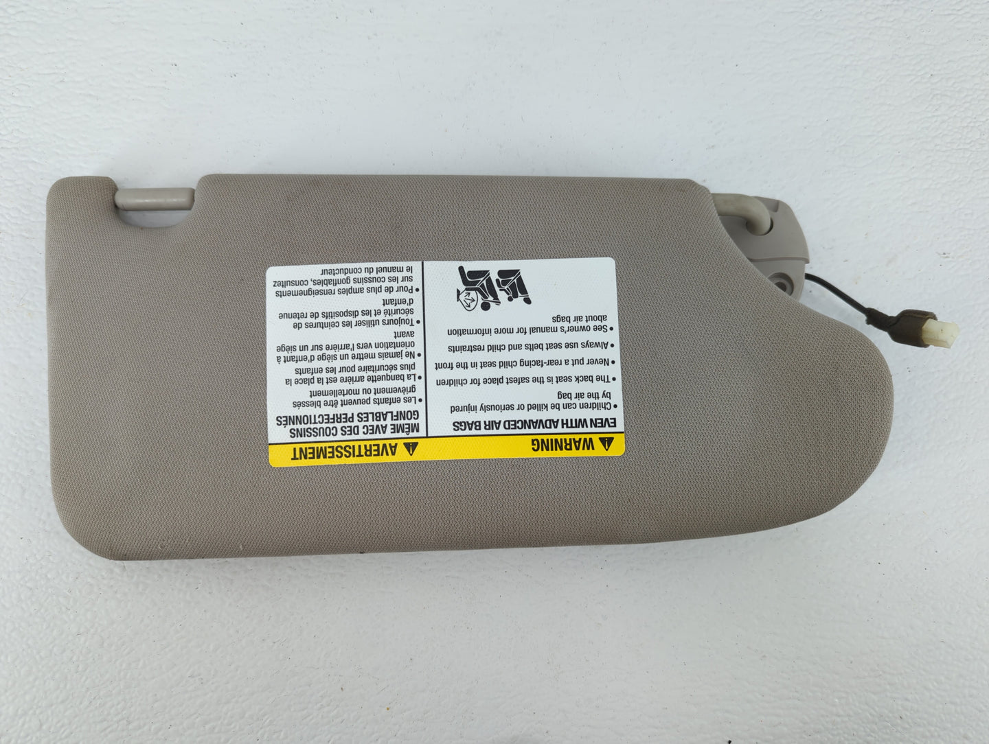 2013-2018 Nissan Altima Sun Visor Shade Replacement Driver Left Mirror Fits Fits 2013 2014 2015 2016 2017 2018 OEM Used Auto