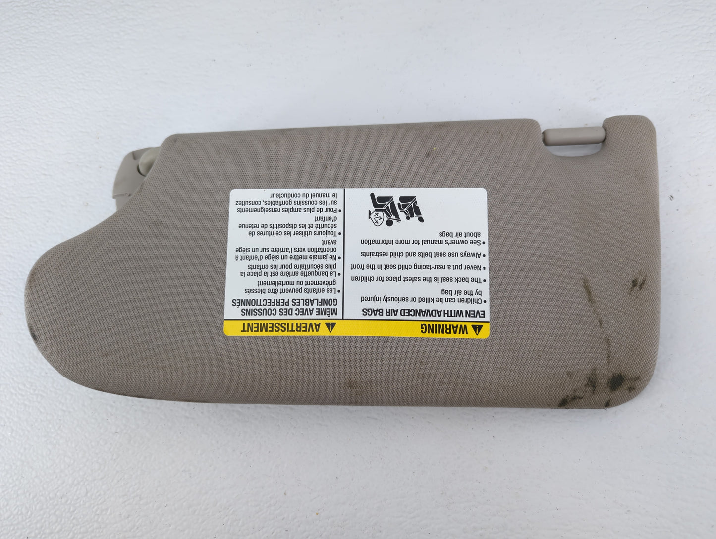2013-2018 Nissan Altima Sun Visor Shade Replacement Passenger Right Mirror Fits Fits 2013 2014 2015 2016 2017 2018 OEM Used 