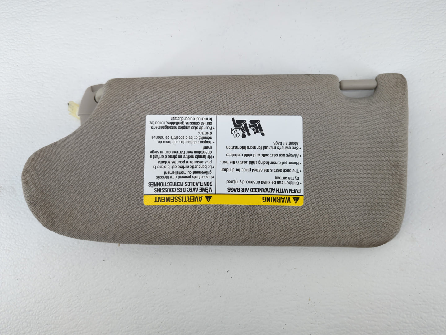 2013-2018 Nissan Altima Sun Visor Shade Replacement Passenger Right Mirror Fits Fits 2013 2014 2015 2016 2017 2018 OEM Used 