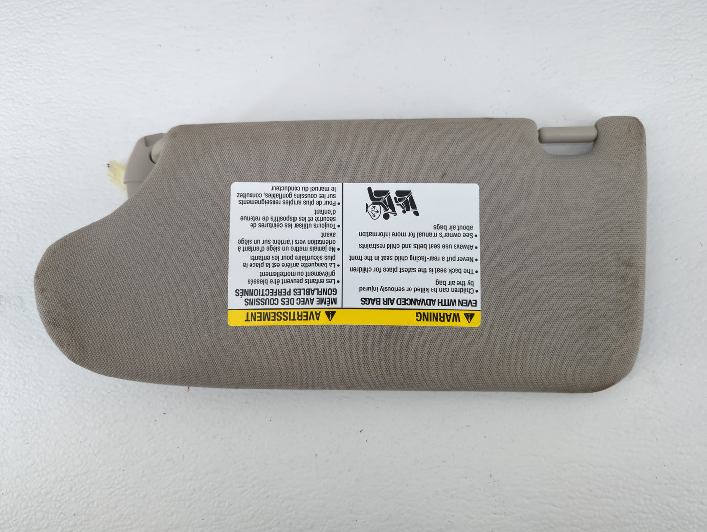 2013-2018 Nissan Altima Sun Visor Shade Replacement Passenger Right Mirror Fits Fits 2013 2014 2015 2016 2017 2018 OEM Used 