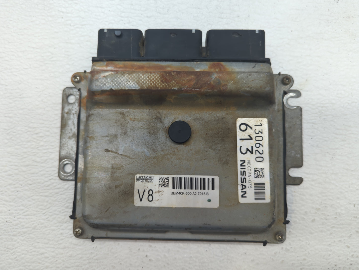 2018 Nissan Altima PCM Engine Control Computer ECU ECM PCU OEM P/N:NEC026-075 297573, NEC029-053 Fits OEM Used Auto Parts - 