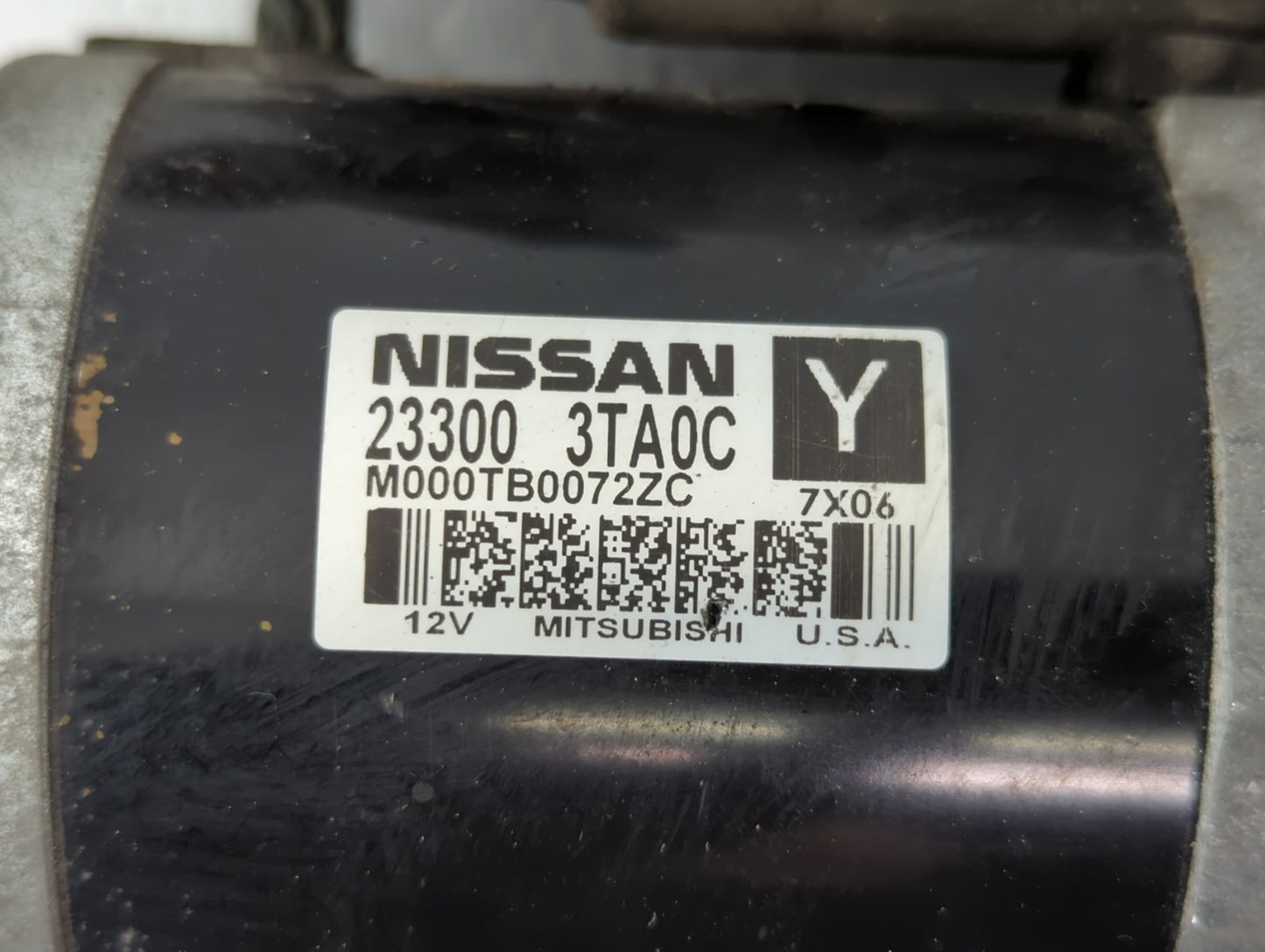 2013-2018 Nissan Altima Car Starter Motor Solenoid OEM P/N:23300 3TA0C Fits Fits 2013 2014 2015 2016 2017 2018 OEM Used Auto