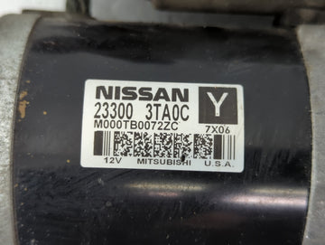 2013-2018 Nissan Altima Car Starter Motor Solenoid OEM P/N:23300 3TA0C Fits Fits 2013 2014 2015 2016 2017 2018 OEM Used Auto Parts