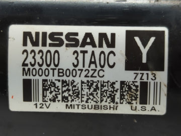 2013-2018 Nissan Altima Car Starter Motor Solenoid OEM P/N:23300 3TA0C Fits Fits 2013 2014 2015 2016 2017 2018 OEM Used Auto Parts