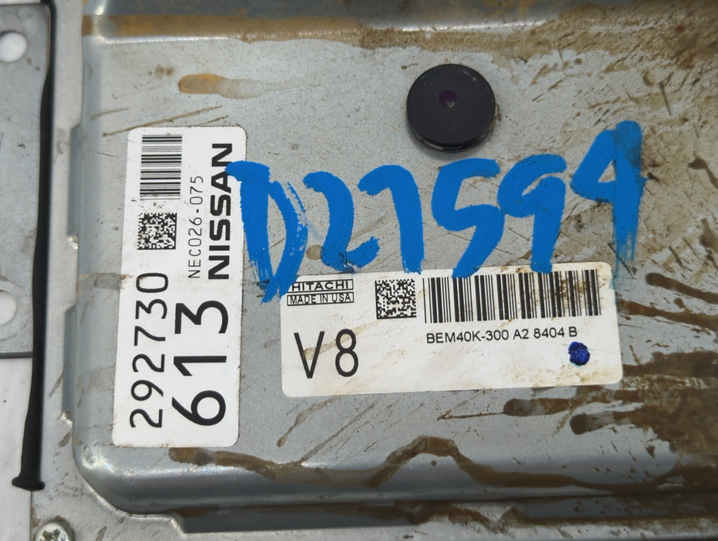 2018 Nissan Altima PCM Engine Control Computer ECU ECM PCU OEM P/N:NEC026-075 297573, NEC029-053 Fits OEM Used Auto Parts - 