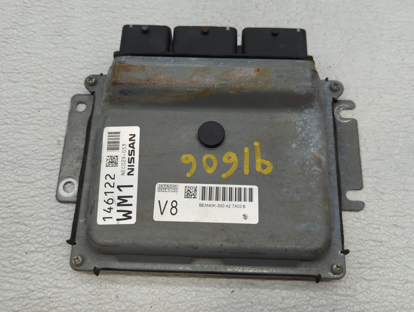 2018 Nissan Altima PCM Engine Control Computer ECU ECM PCU OEM P/N:NEC026-075 297573, NEC029-053 Fits OEM Used Auto Parts - 
