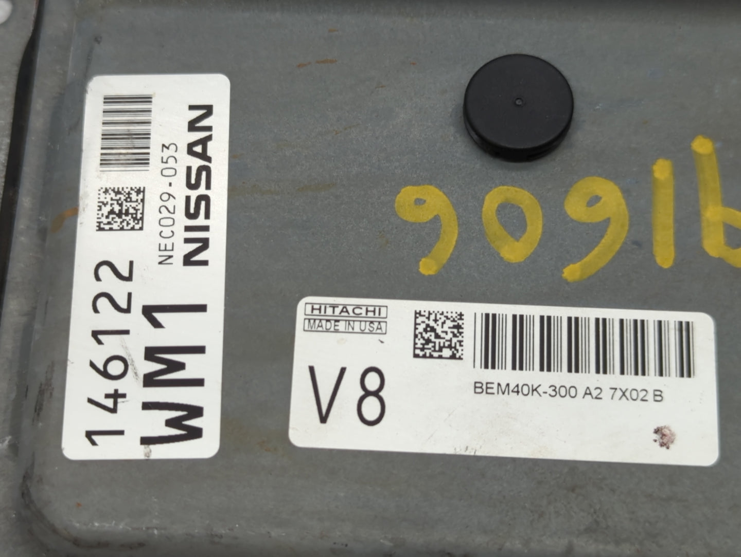 2018 Nissan Altima PCM Engine Control Computer ECU ECM PCU OEM P/N:NEC026-075 297573, NEC029-053 Fits OEM Used Auto Parts - 