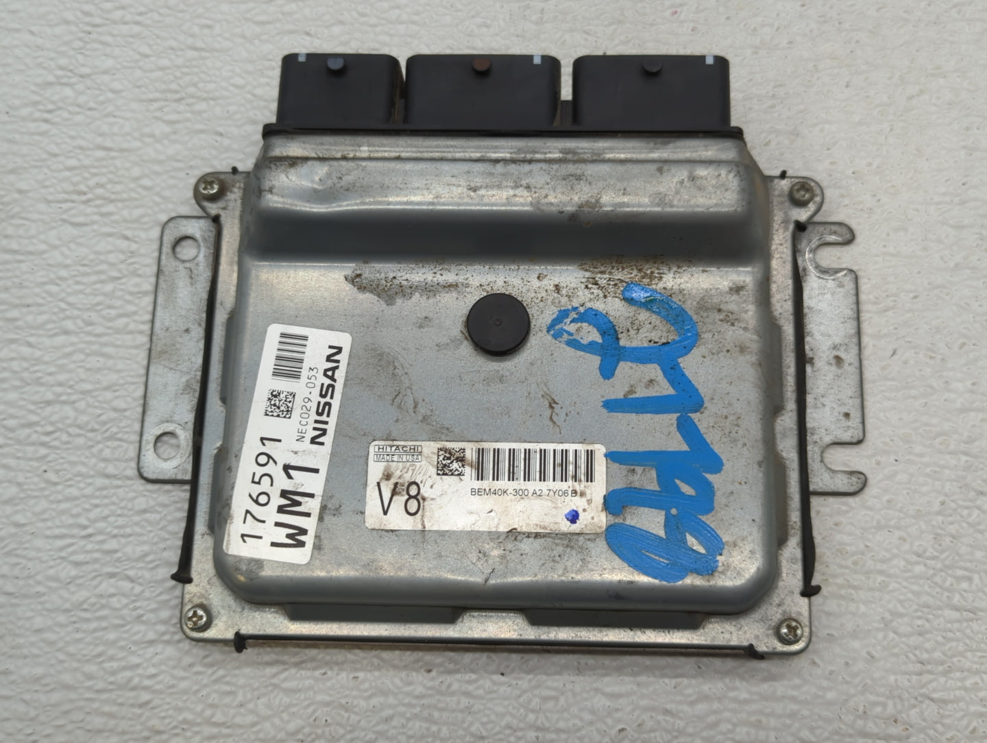 2018 Nissan Altima PCM Engine Control Computer ECU ECM PCU OEM P/N:NEC029-053 Fits OEM Used Auto Parts - Oemusedautoparts1.c