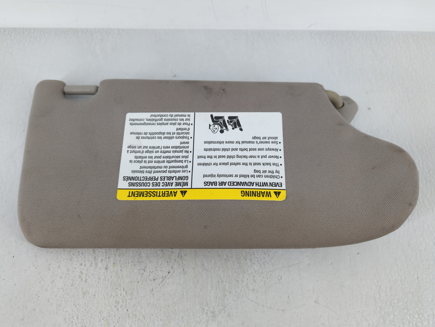 2013-2018 Nissan Altima Sun Visor Shade Replacement Passenger Right Mirror Fits Fits 2013 2014 2015 2016 2017 2018 OEM Used 