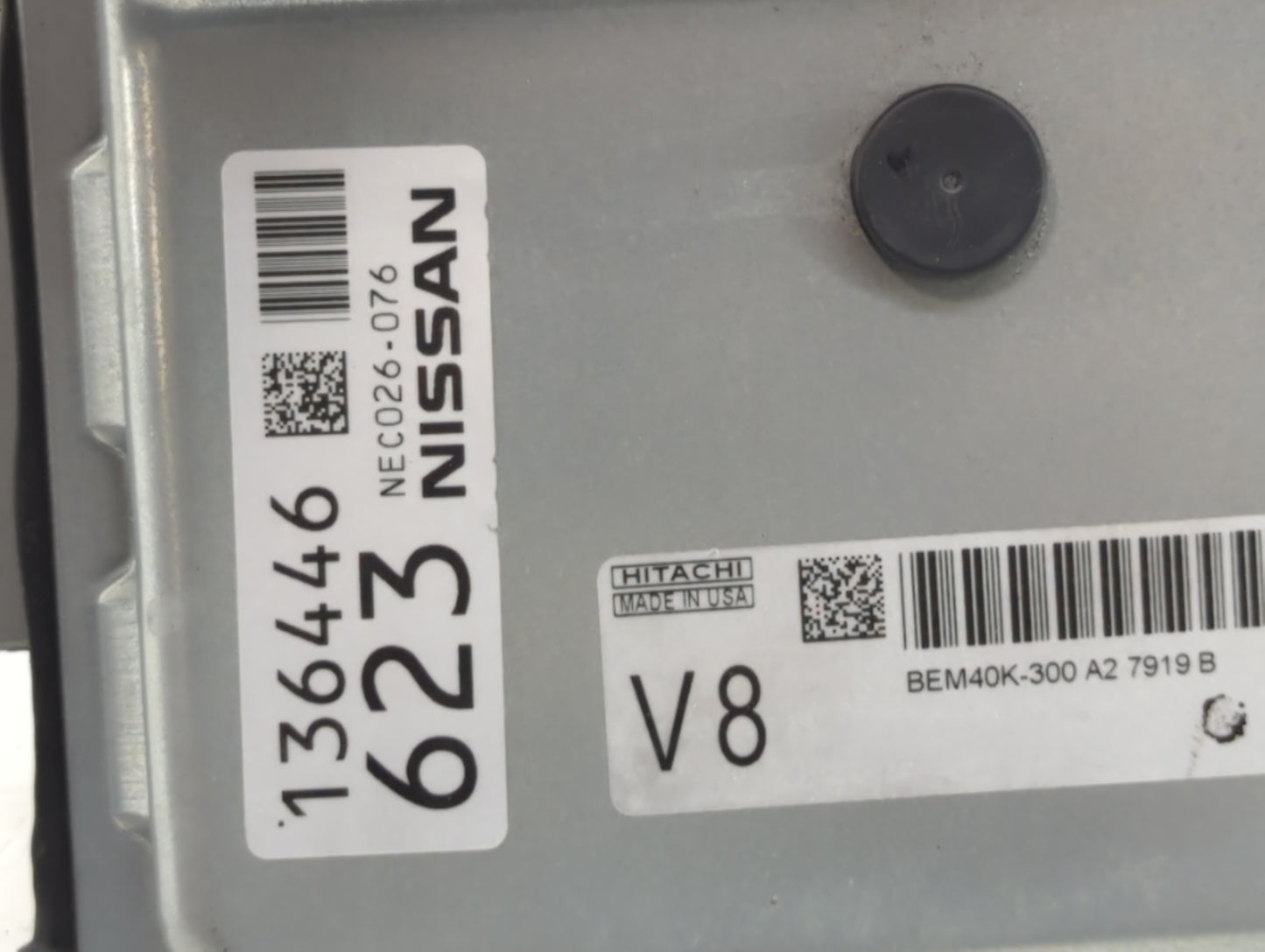 2018 Nissan Altima PCM Engine Control Computer ECU ECM PCU OEM P/N:NEC026-075 297573, NEC029-053 Fits OEM Used Auto Parts - 