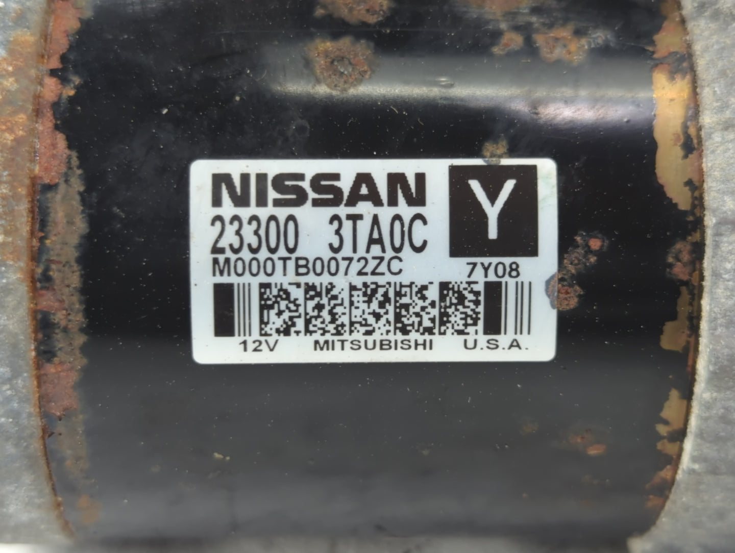 2013-2018 Nissan Altima Car Starter Motor Solenoid OEM P/N:23300 3TA0C Fits Fits 2013 2014 2015 2016 2017 2018 OEM Used Auto