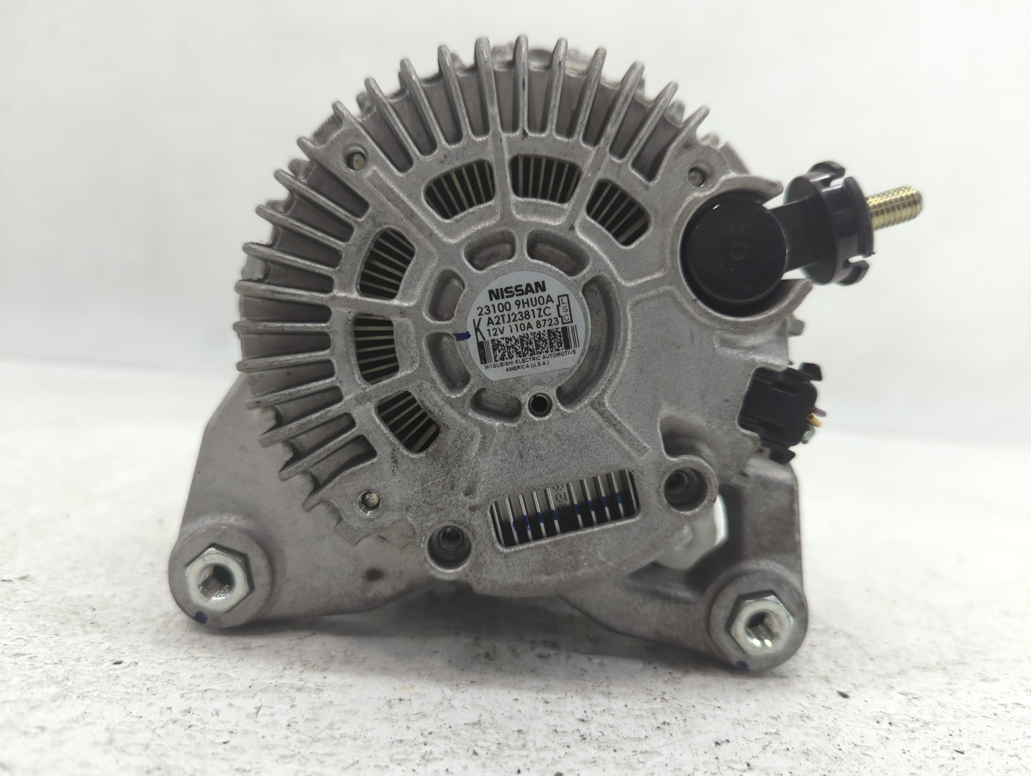 2018 Nissan Altima Alternator Replacement Generator Charging Assembly Engine OEM P/N:A2TJ2381ZC 23100 9HU0A Fits OEM Used Au