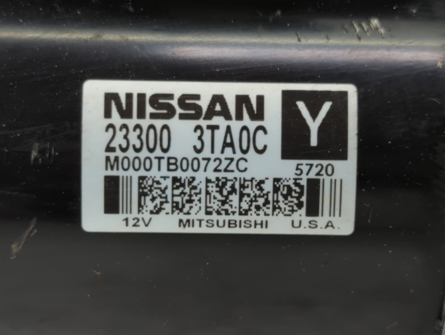 2013-2018 Nissan Altima Car Starter Motor Solenoid OEM P/N:23300 3TA0C Fits Fits 2013 2014 2015 2016 2017 2018 OEM Used Auto