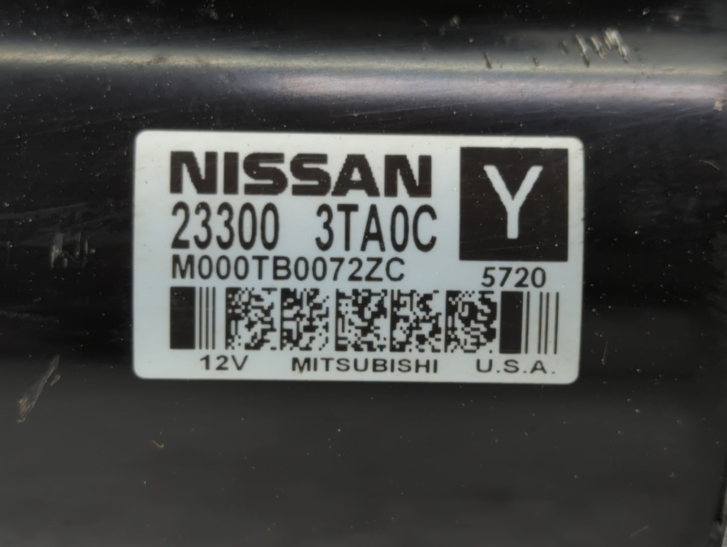 2013-2018 Nissan Altima Car Starter Motor Solenoid OEM P/N:23300 3TA0C Fits Fits 2013 2014 2015 2016 2017 2018 OEM Used Auto