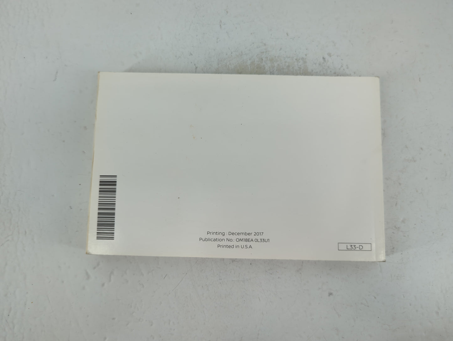 2018 Nissan Altima Owners Manual Book Guide OEM Used Auto Parts - Oemusedautoparts1.com