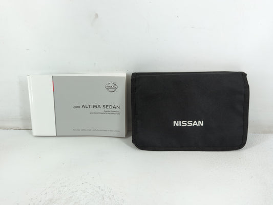 2018 Nissan Altima Owners Manual Book Guide P/N:OM18EA 0L33U1 OEM Used Auto Parts - Oemusedautoparts1.com