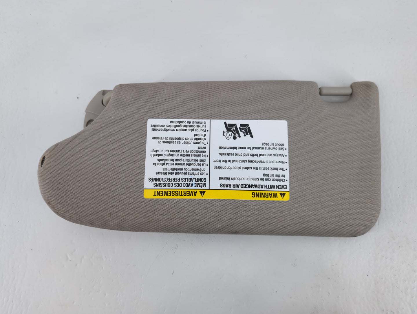 2013-2018 Nissan Altima Sun Visor Shade Replacement Passenger Right Mirror Fits Fits 2013 2014 2015 2016 2017 2018 OEM Used 