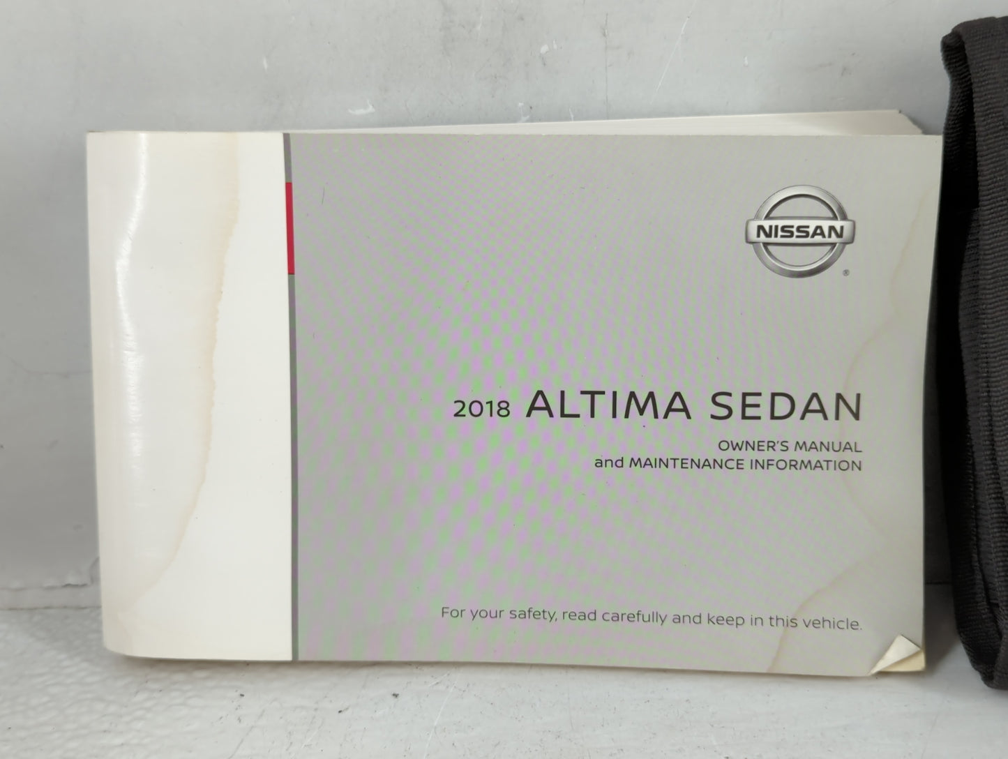 2018 Nissan Altima Owners Manual Book Guide P/N:OM18EA 0L33U0 OEM Used Auto Parts - Oemusedautoparts1.com