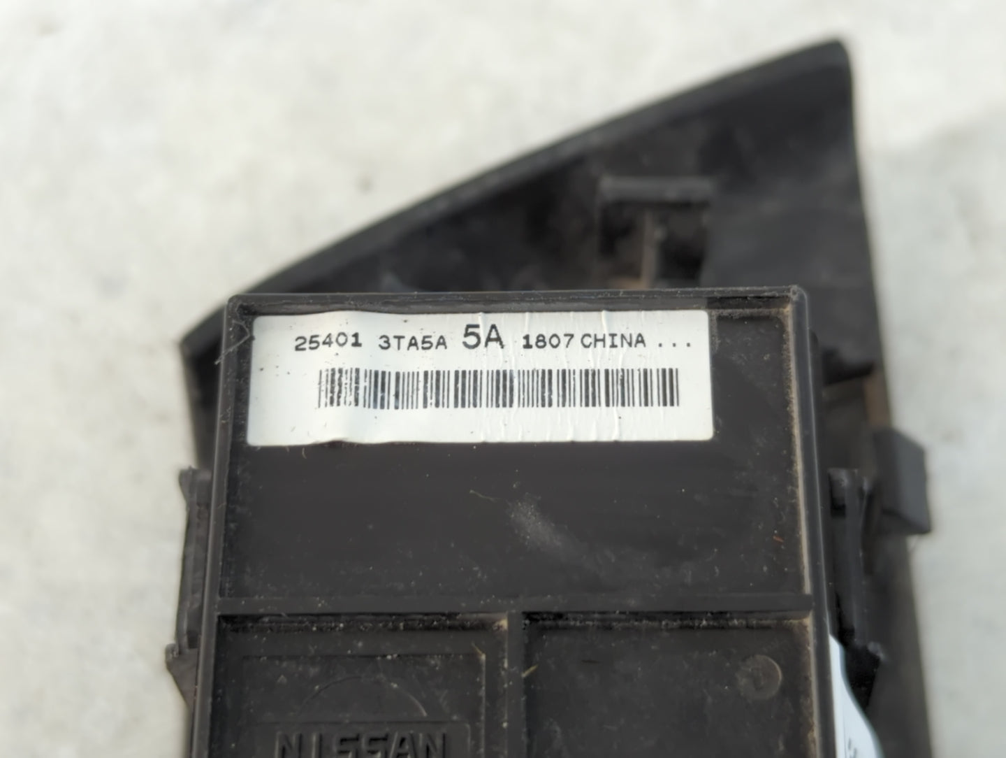 2013-2018 Nissan Altima Master Power Window Switch Replacement Driver Side Left P/N:25401 3TA5A Fits OEM Used Auto Parts - O