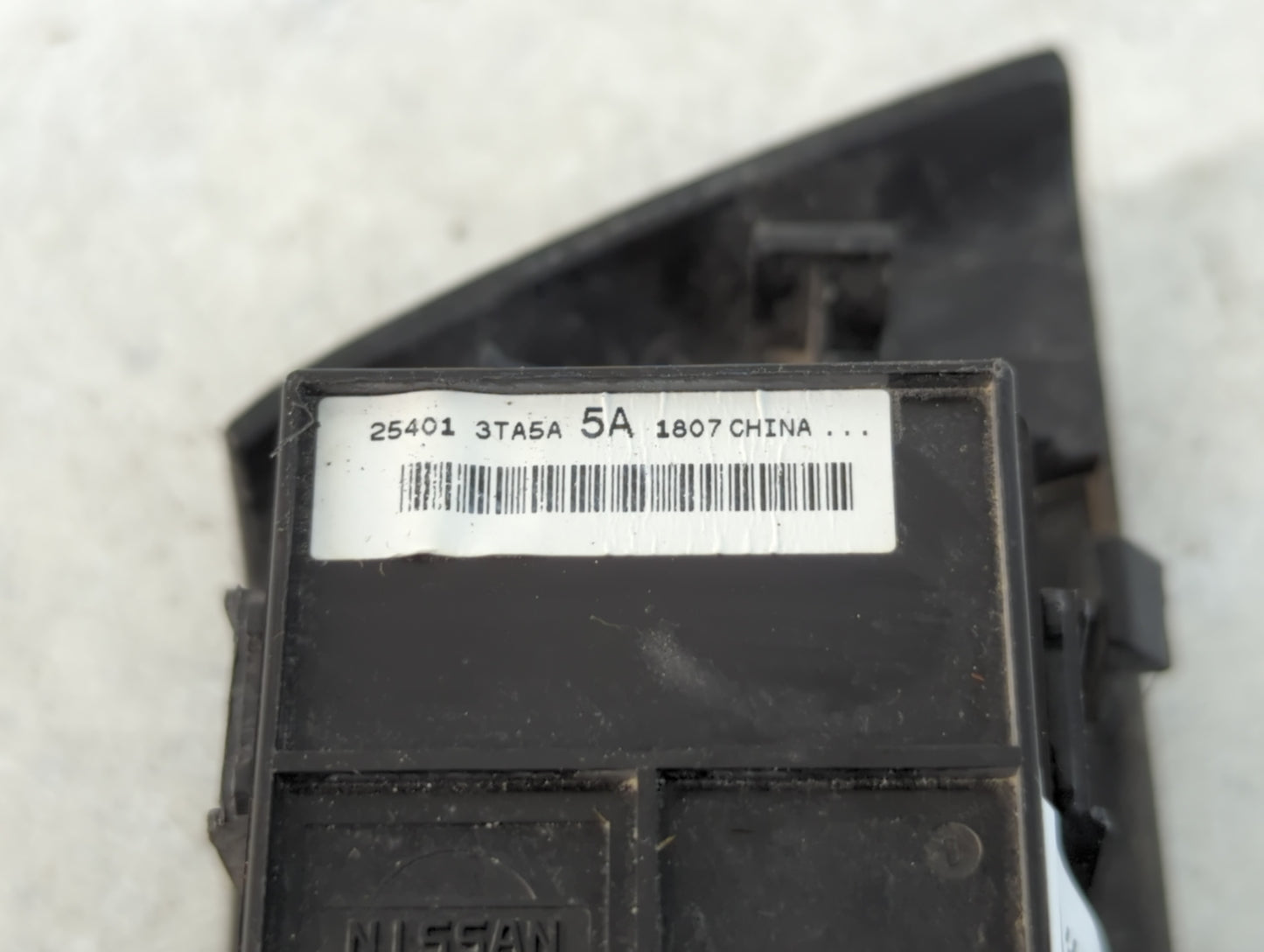 2013-2018 Nissan Altima Master Power Window Switch Replacement Driver Side Left P/N:25401 3TA5A Fits OEM Used Auto Parts - O