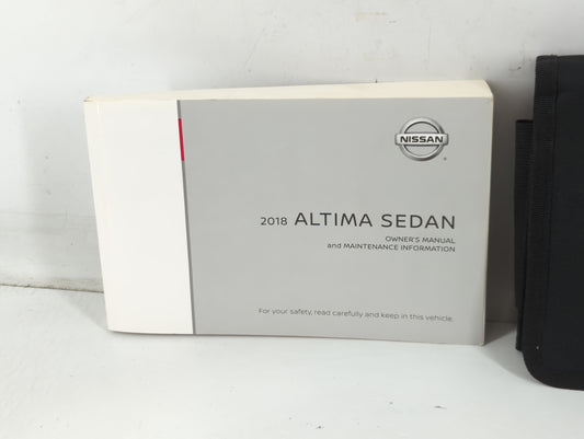 2018 Nissan Altima Owners Manual Book Guide P/N:OM18EA 0L33U0 OEM Used Auto Parts