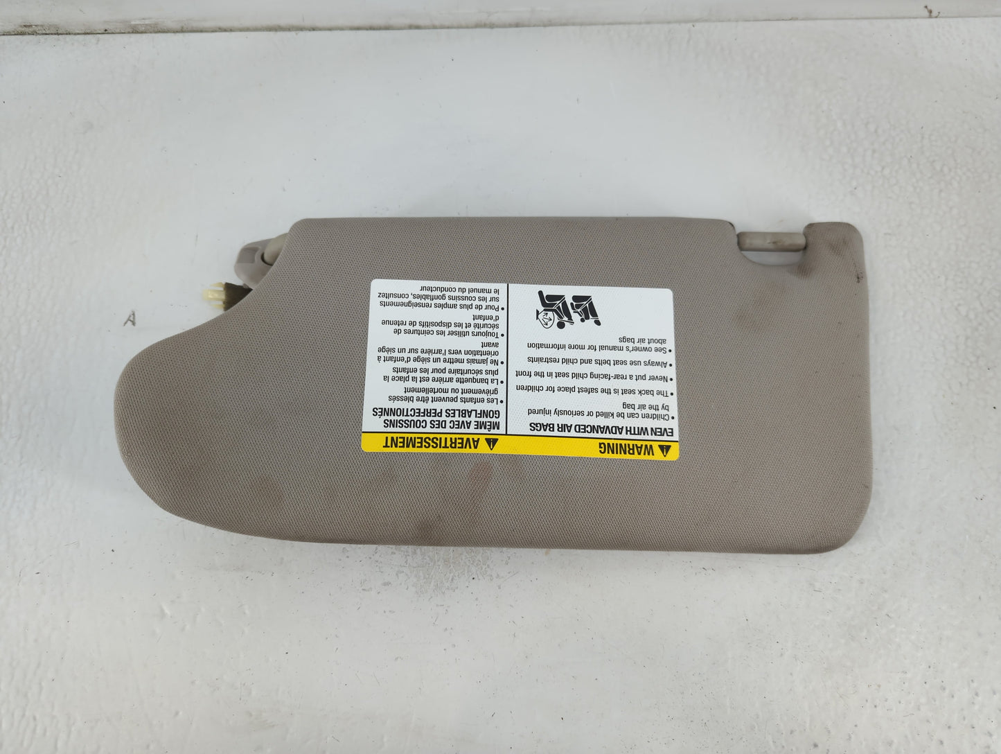 2013-2018 Nissan Altima Sun Visor Shade Replacement Passenger Right Mirror Fits Fits 2013 2014 2015 2016 2017 2018 OEM Used 