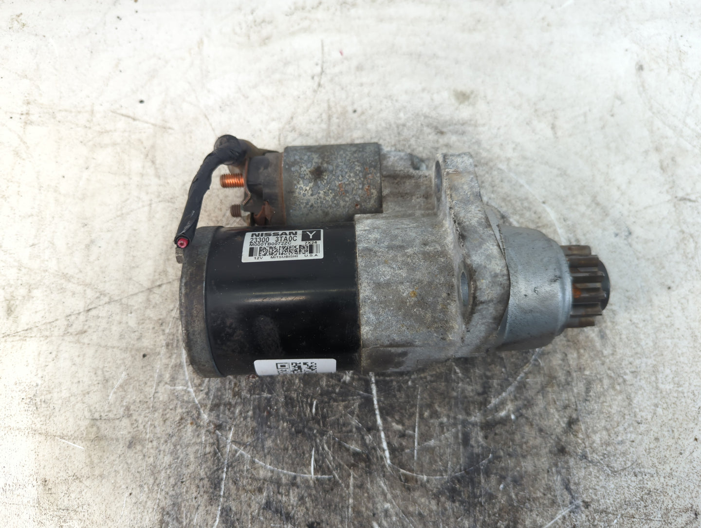 2013-2018 Nissan Altima Car Starter Motor Solenoid OEM P/N:23300 3TA0C Fits Fits 2013 2014 2015 2016 2017 2018 OEM Used Auto